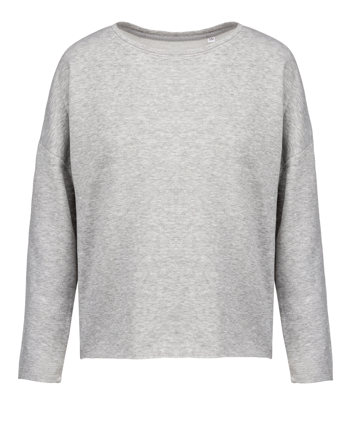 Ladies' oversized sweatshirt - Light Grey Heather