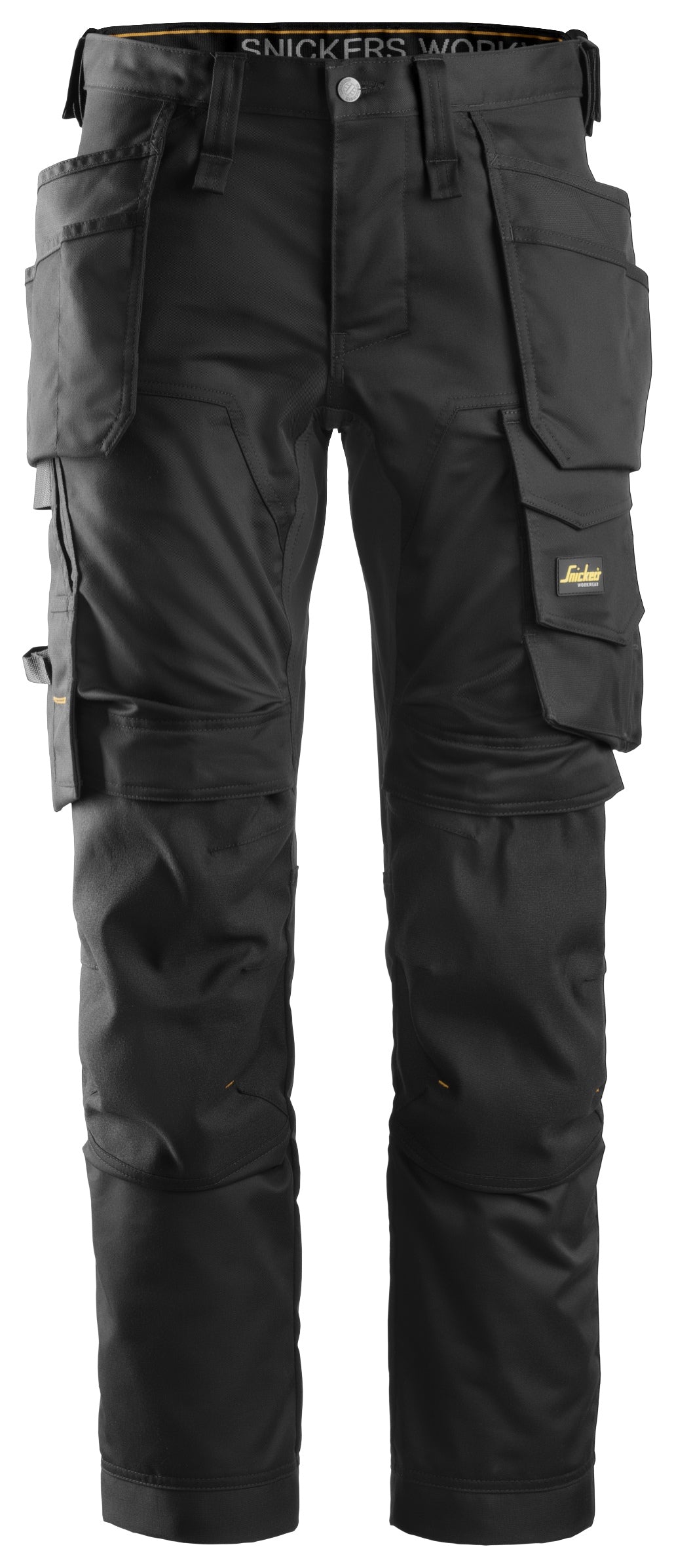 AllroundWork Slim Fit Trousers Holster Pockets Black - Black\Black - 0404