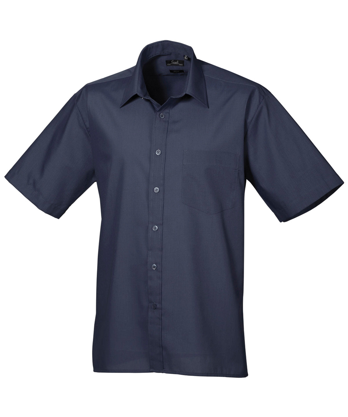 Short sleeve poplin shirt - Navy