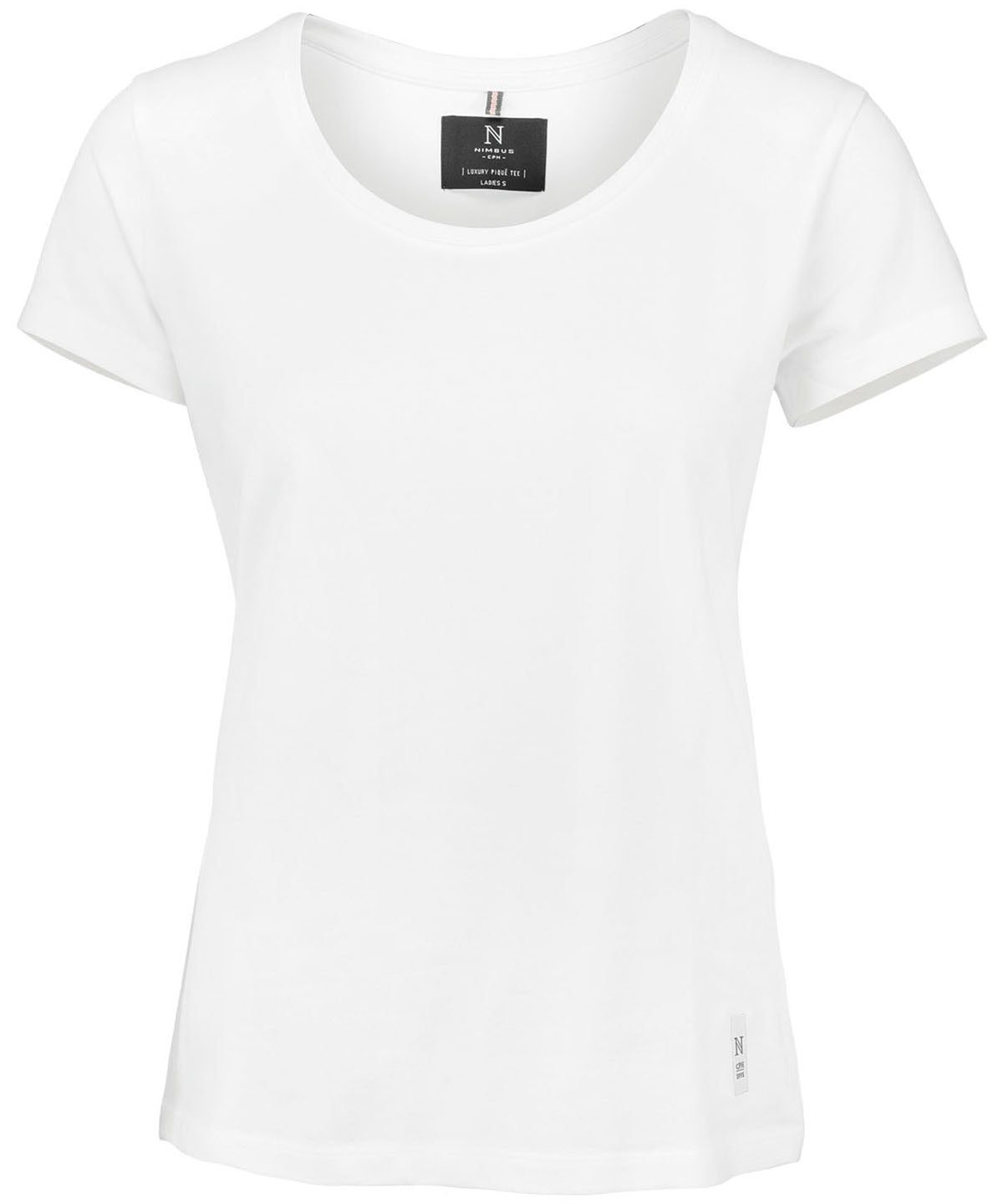 Women's Danbury piqué tee - White