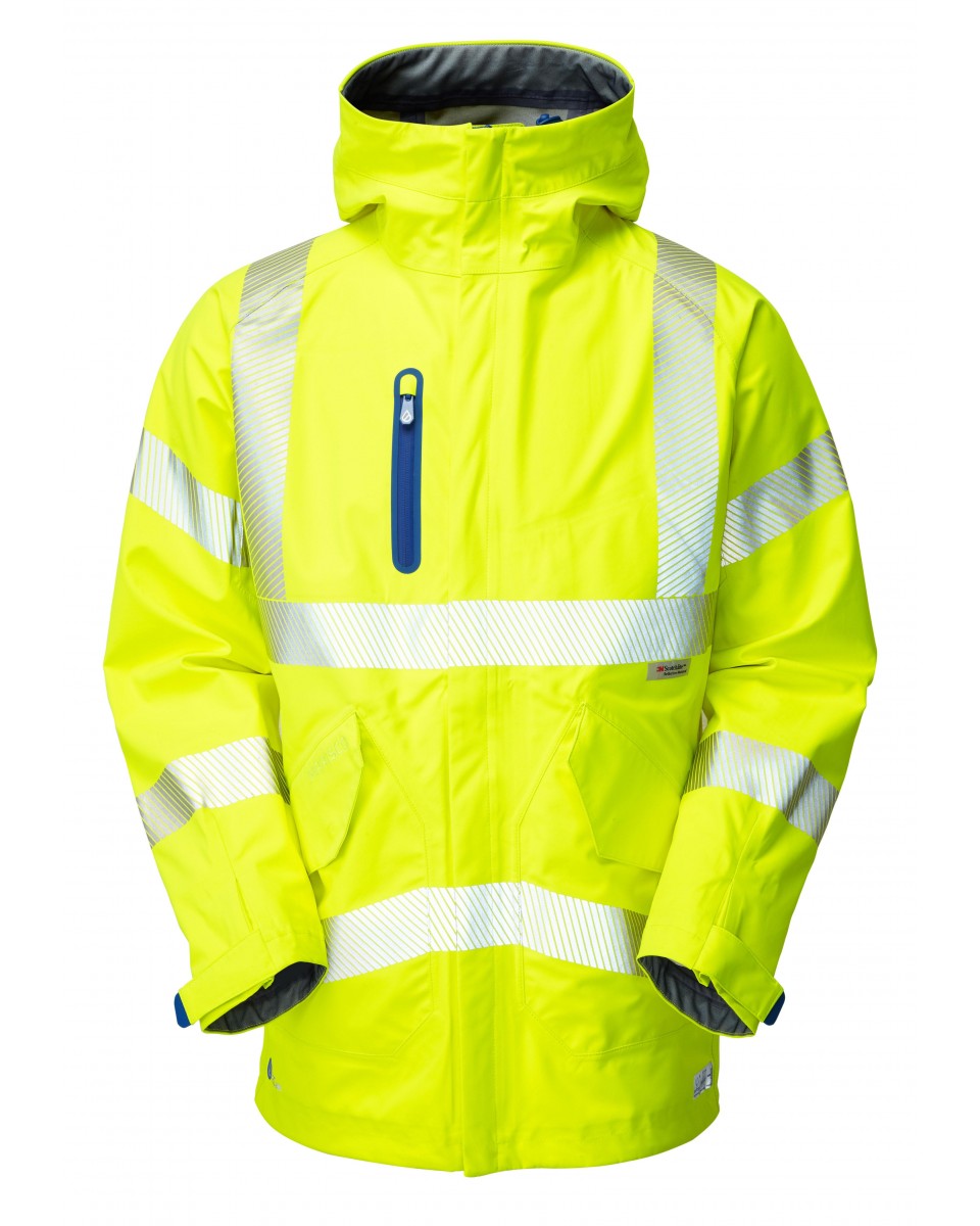 MARISCO ISO 20471 Cl 3 High Performance Waterproof Anorak - HV Yellow