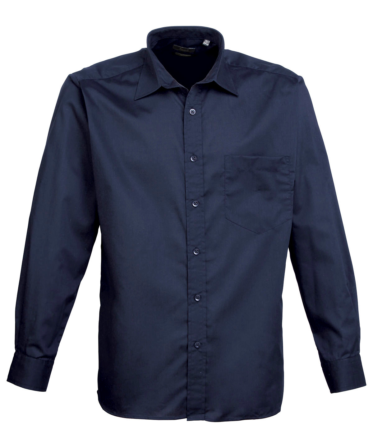 Long sleeve poplin shirt - Navy
