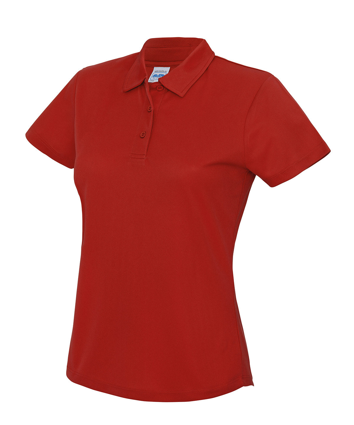 Women's Cool Polo - Fire Red