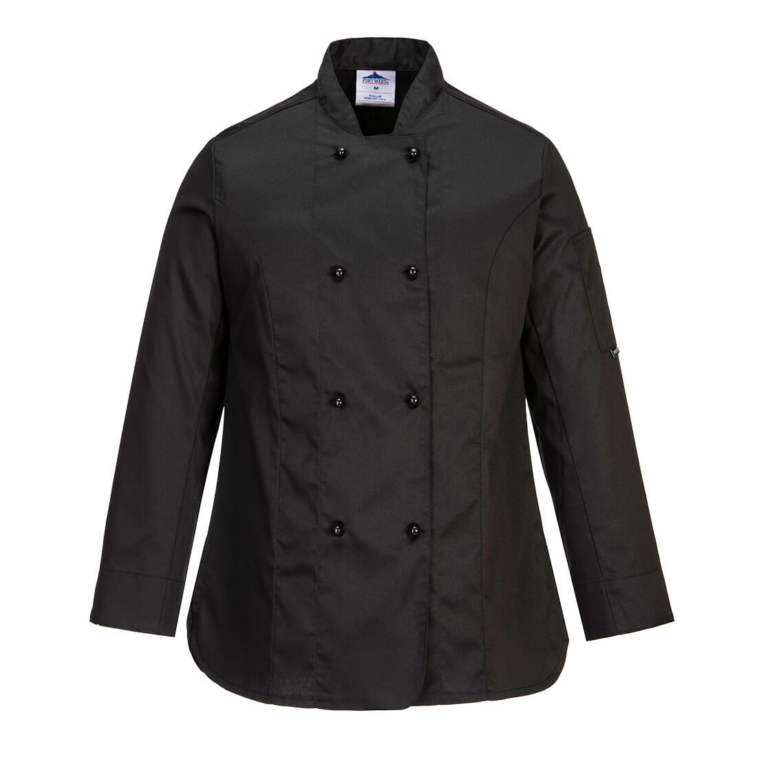 Rachel Women's Chefs Jacket L/S - Black