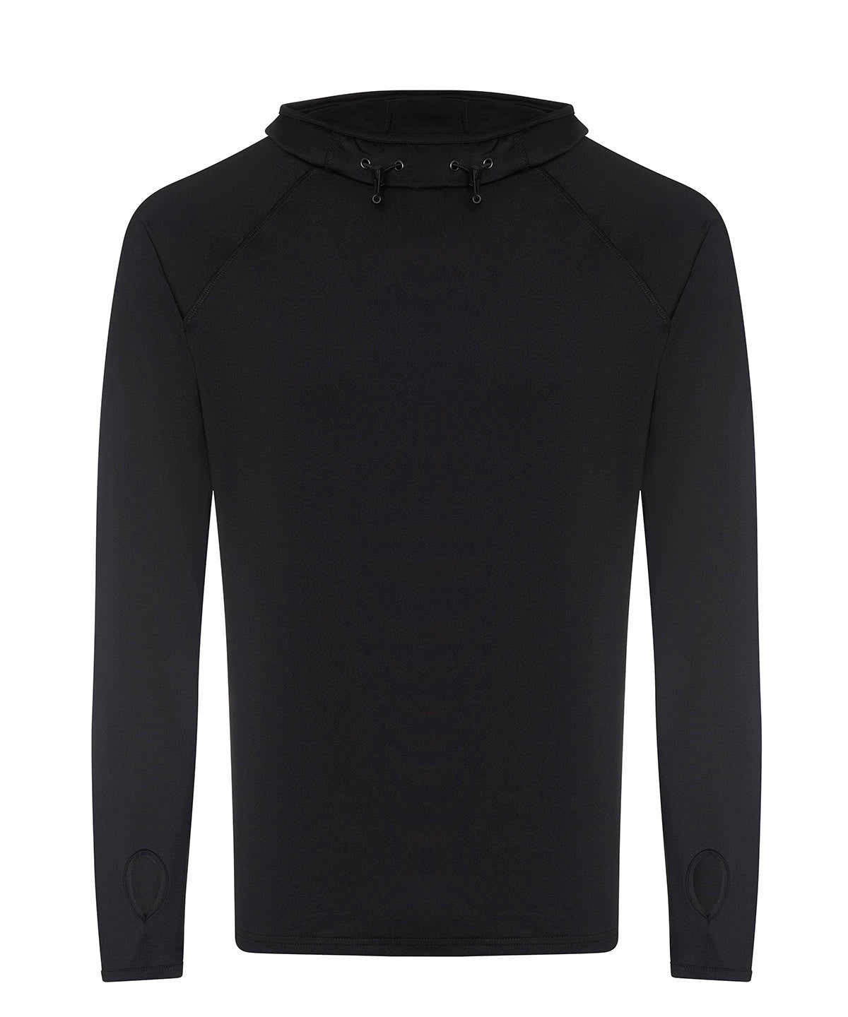 Cool Cowl Neck Top - Jet Black