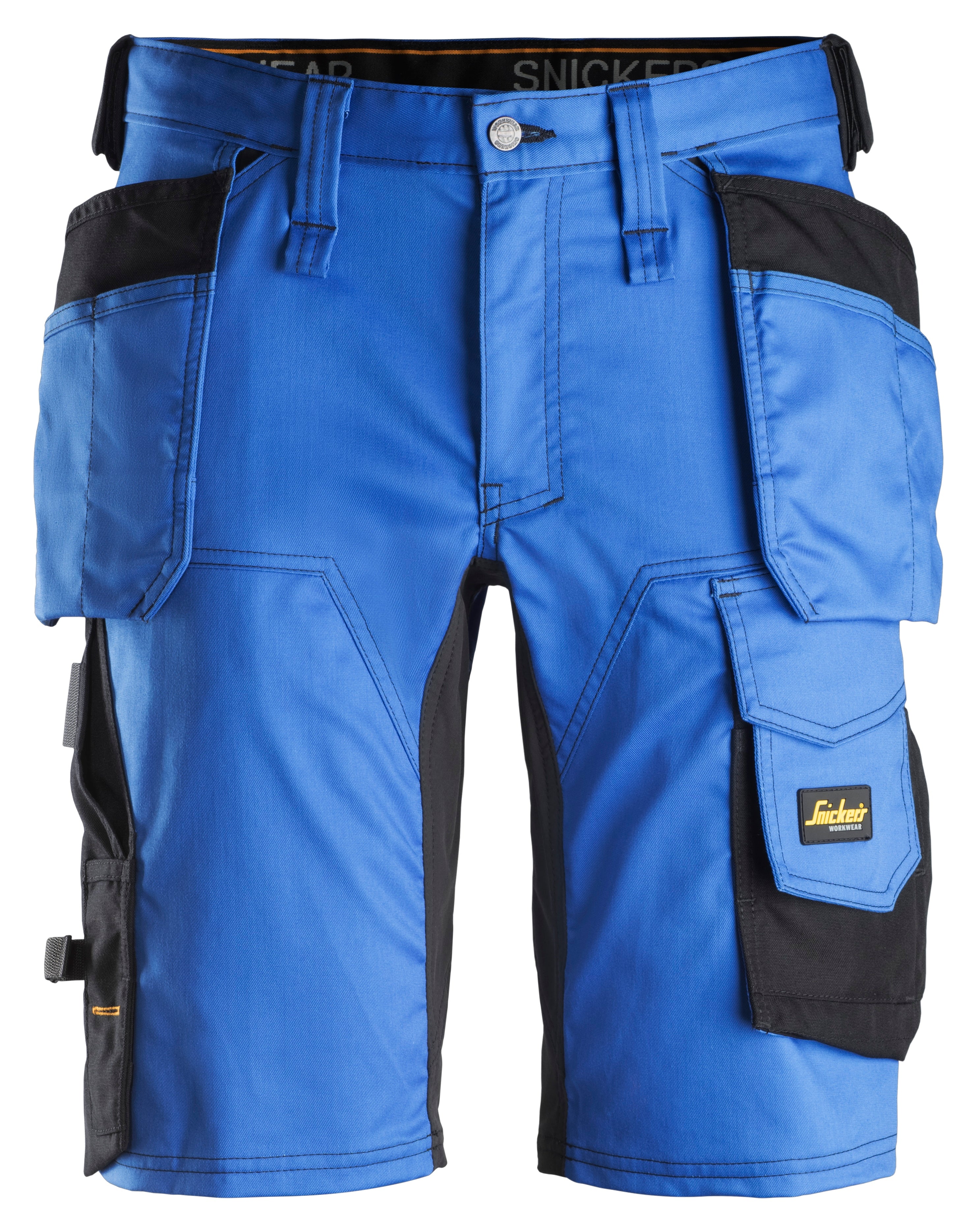 AllroundWork, Stretch Shorts Holster Pockets - True Blue\Black - 5604