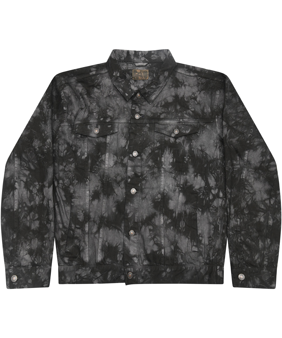 Tie-dye denim jacket - Crystal Black