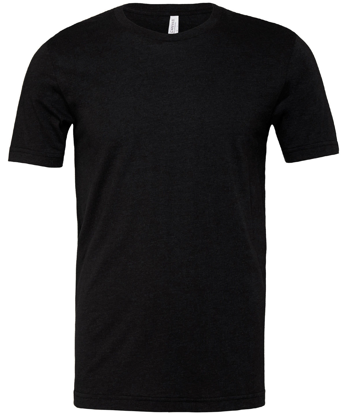 Unisex heather CVC short sleeve t-shirt - Black Heather