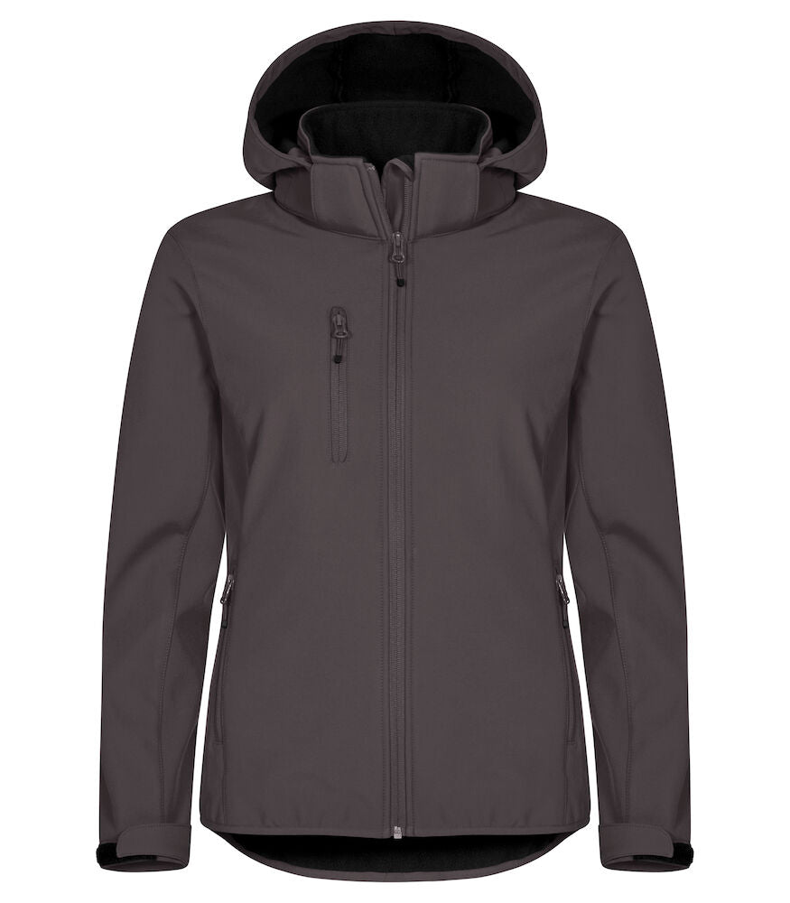 Women's Classic Softshell Hoodie - Dark Grey
