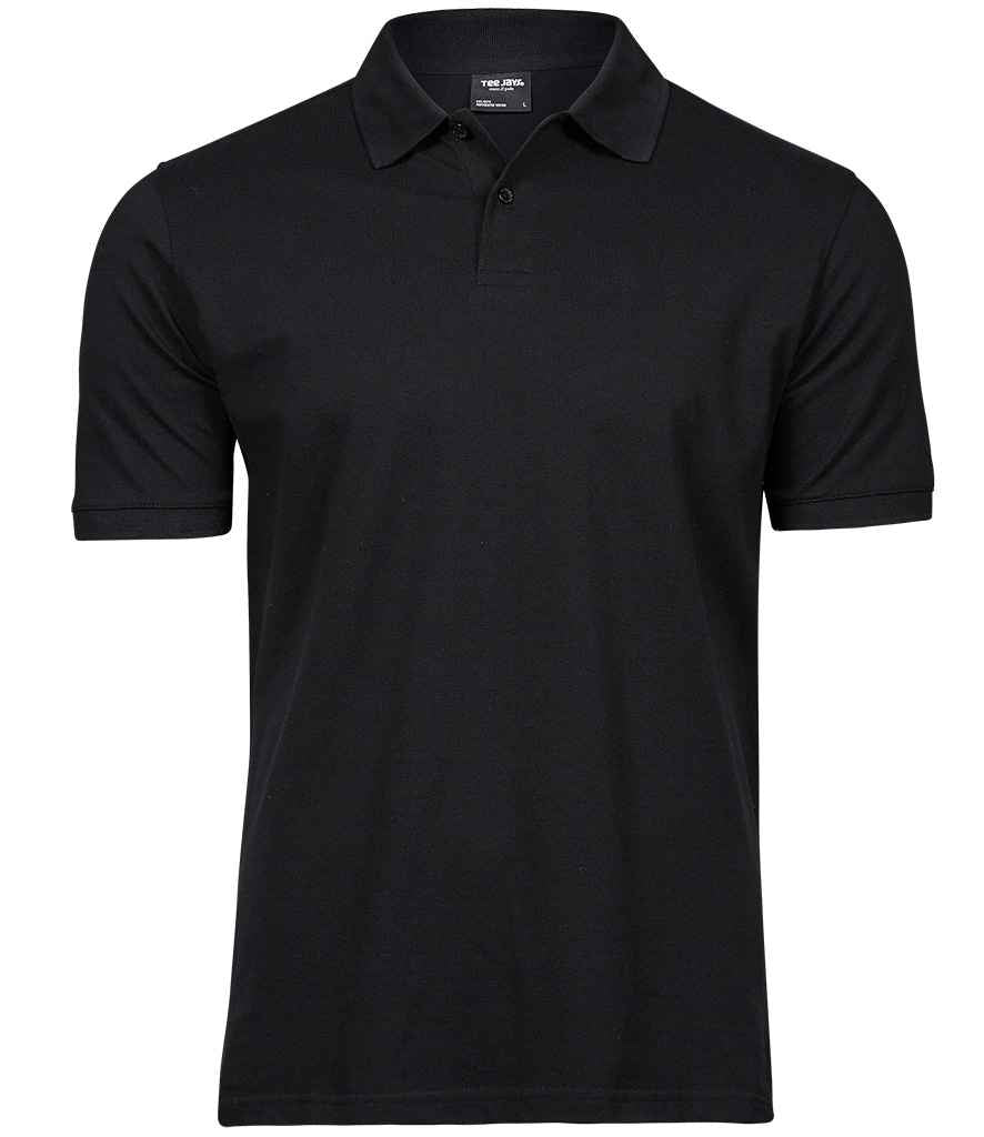 Tee Jays Heavy Cotton Piqué Polo Shirt - Black