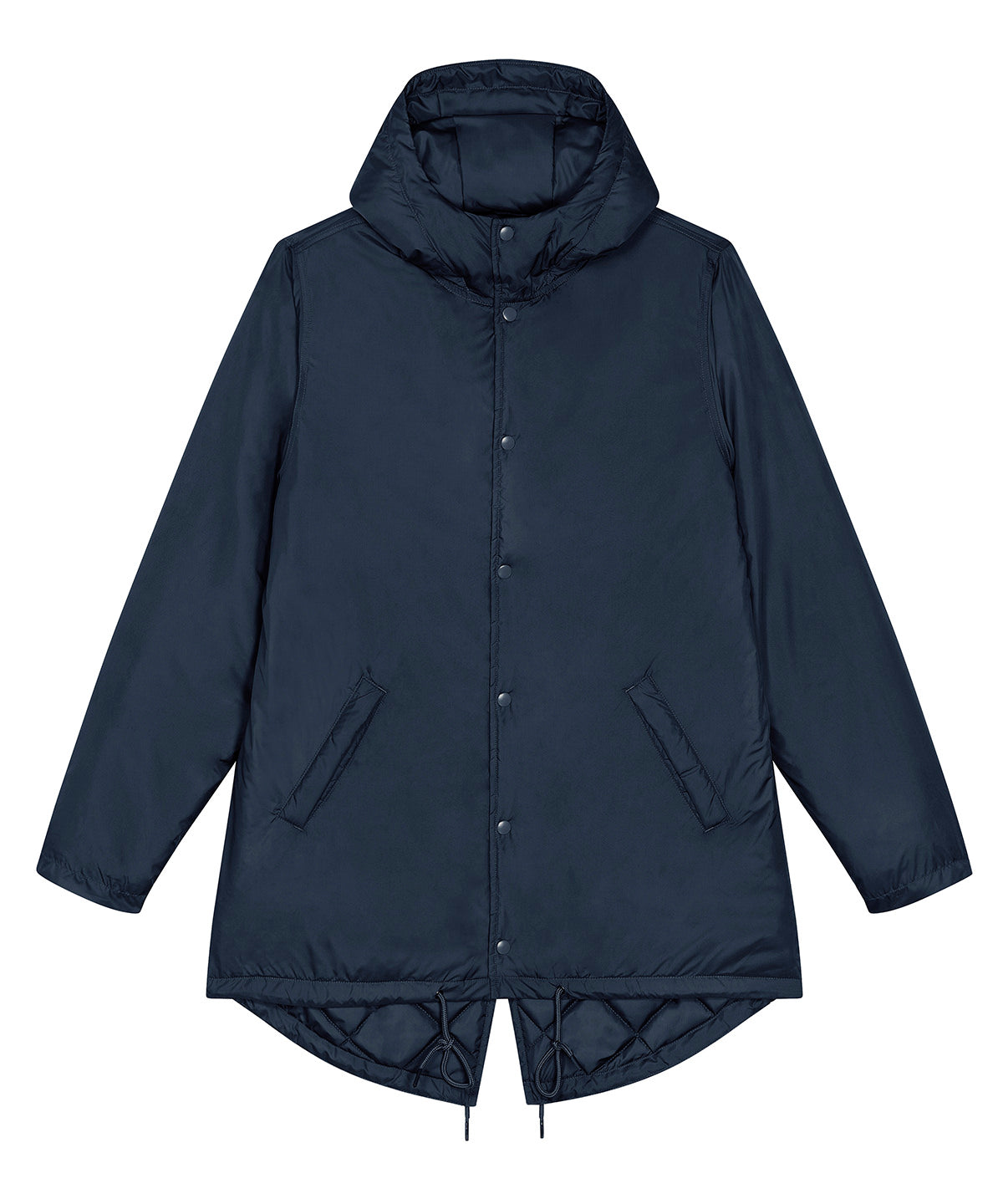 Unisex padded parka jacket (STJU841) - French Navy