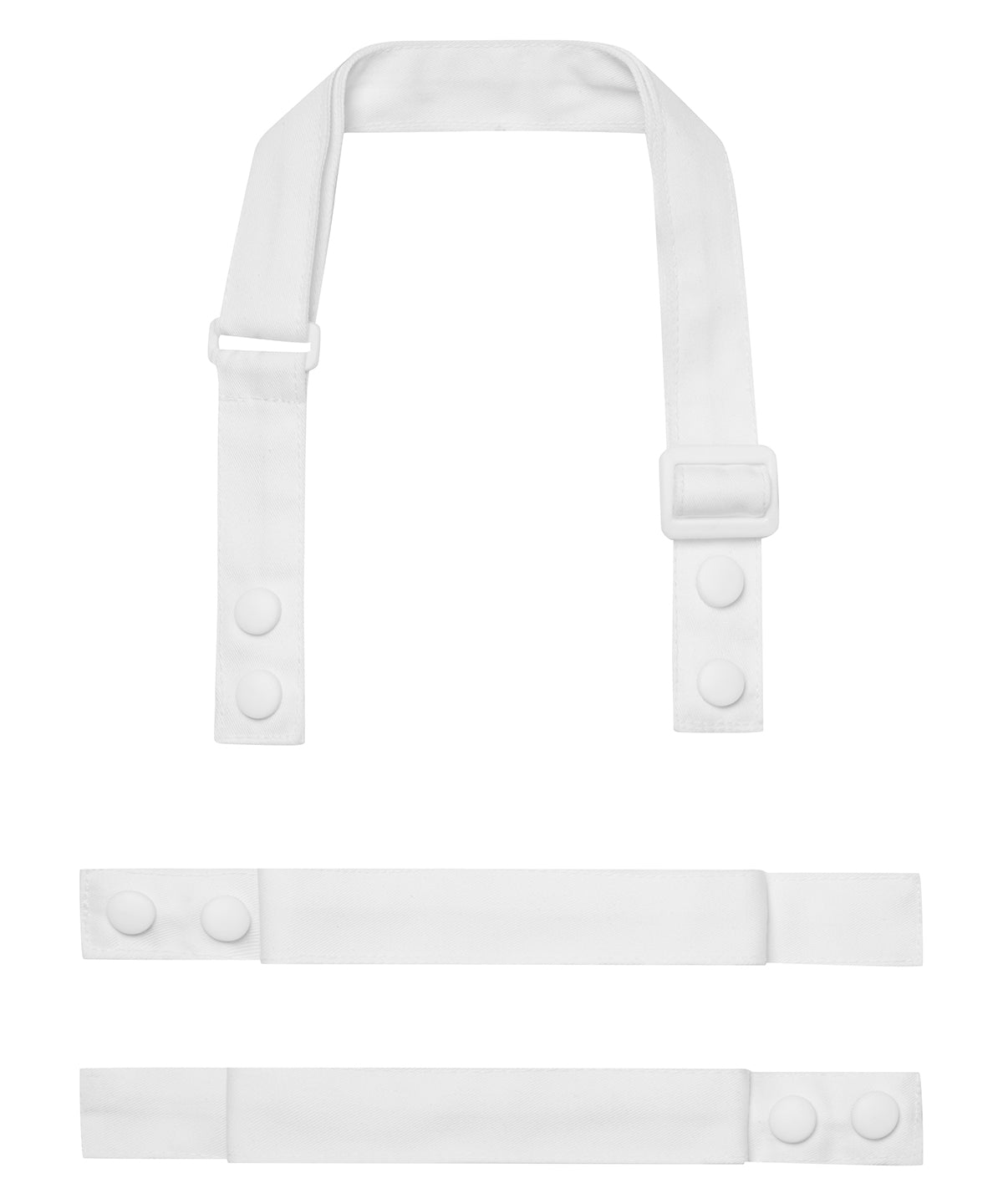 Swap & Pop' Customisable Apron - Straps - White