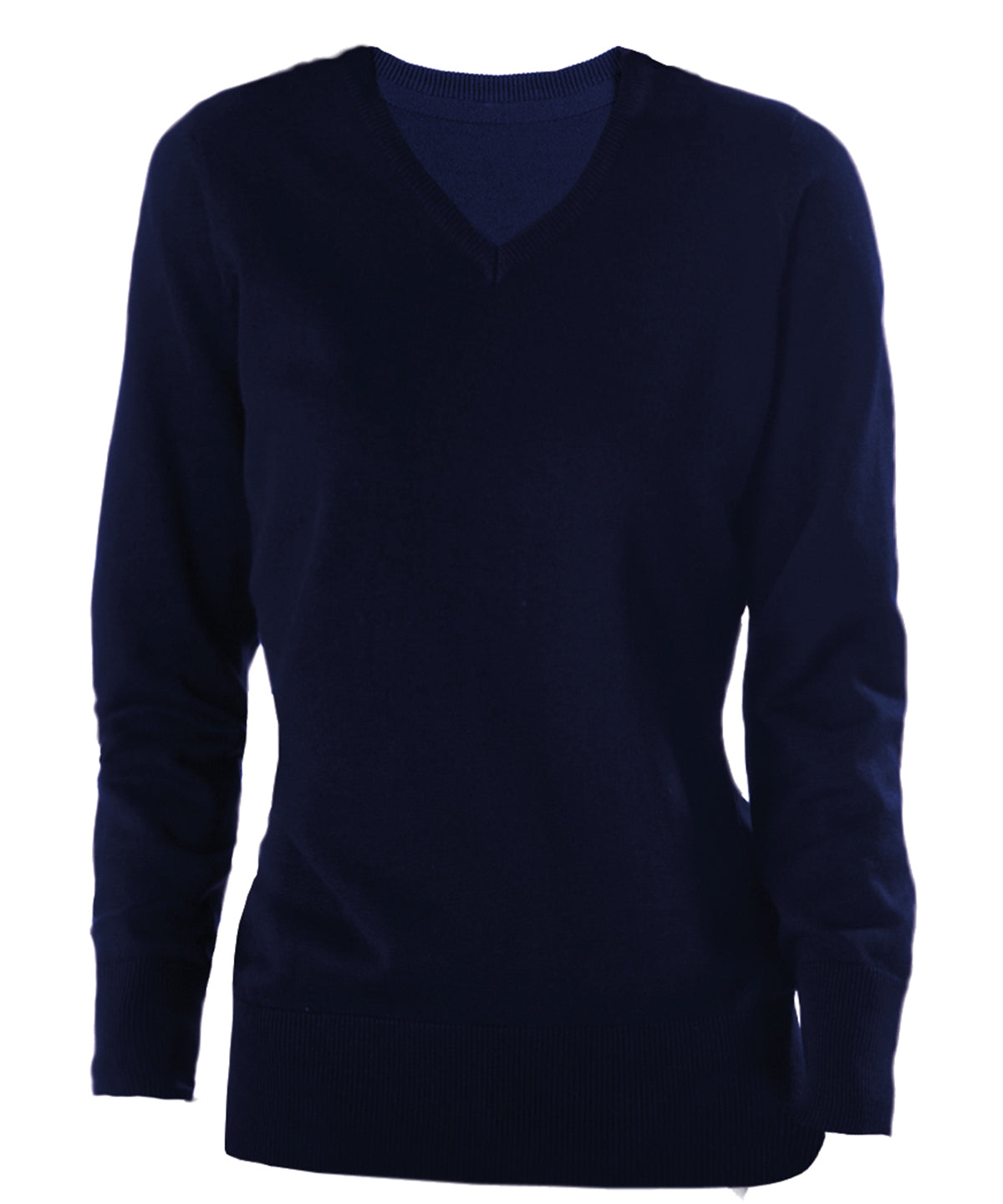 Ladies' V-neck jumper - Navy