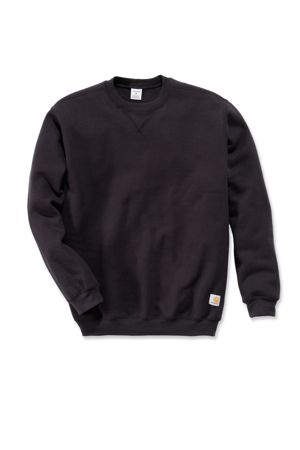 Loose Fit Midweight Crewneck Sweatshirt - Black