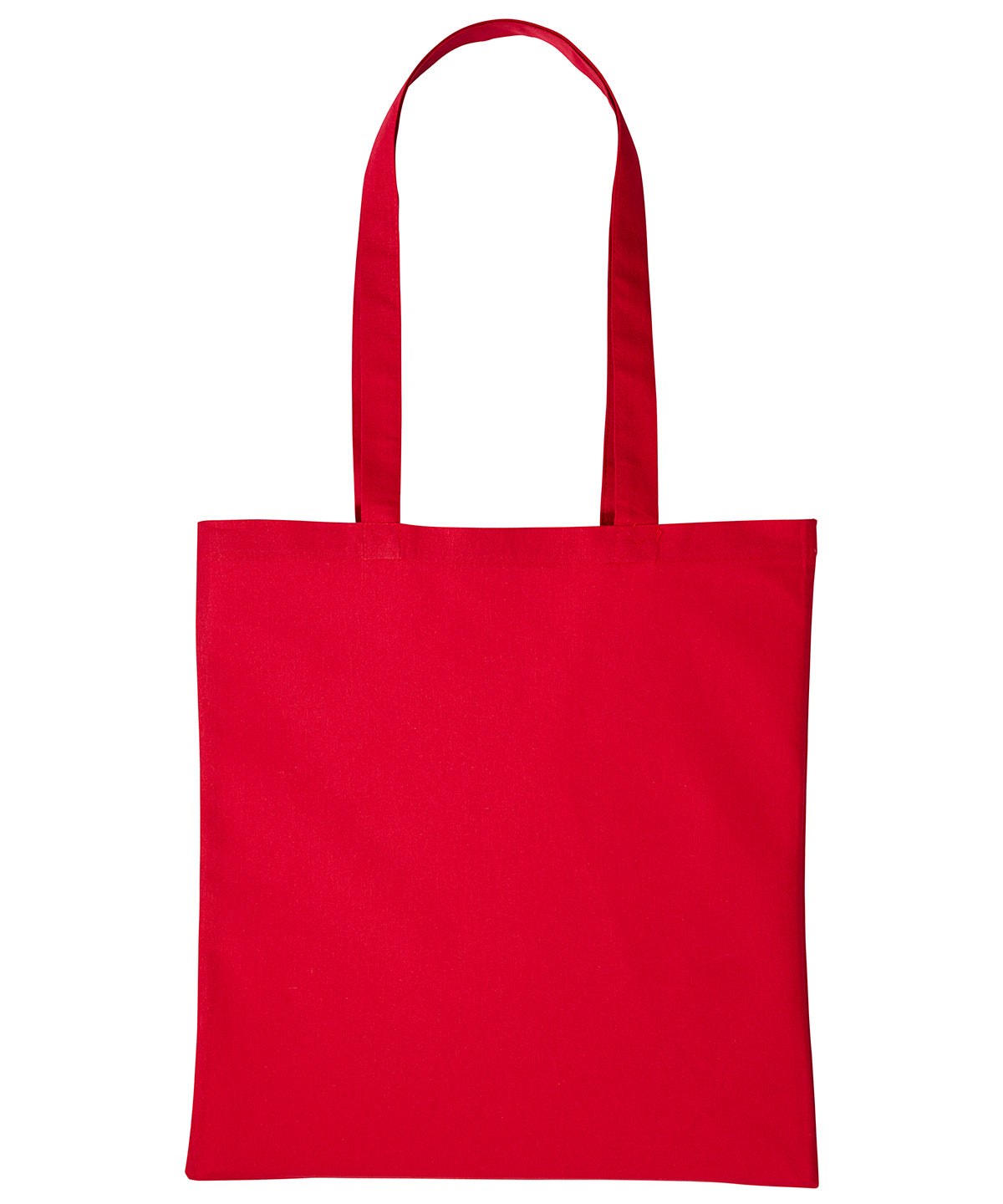 Cotton shopper long handle - Hot Red