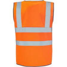 Multifunctional executive hi-vis waistcoat (HVW801) - Orange
