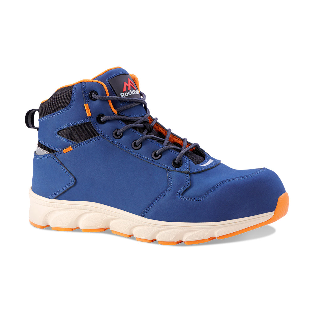 Rock Fall RF112 Michigan Lightweight Navy Safety Boot Size 6 - Blue