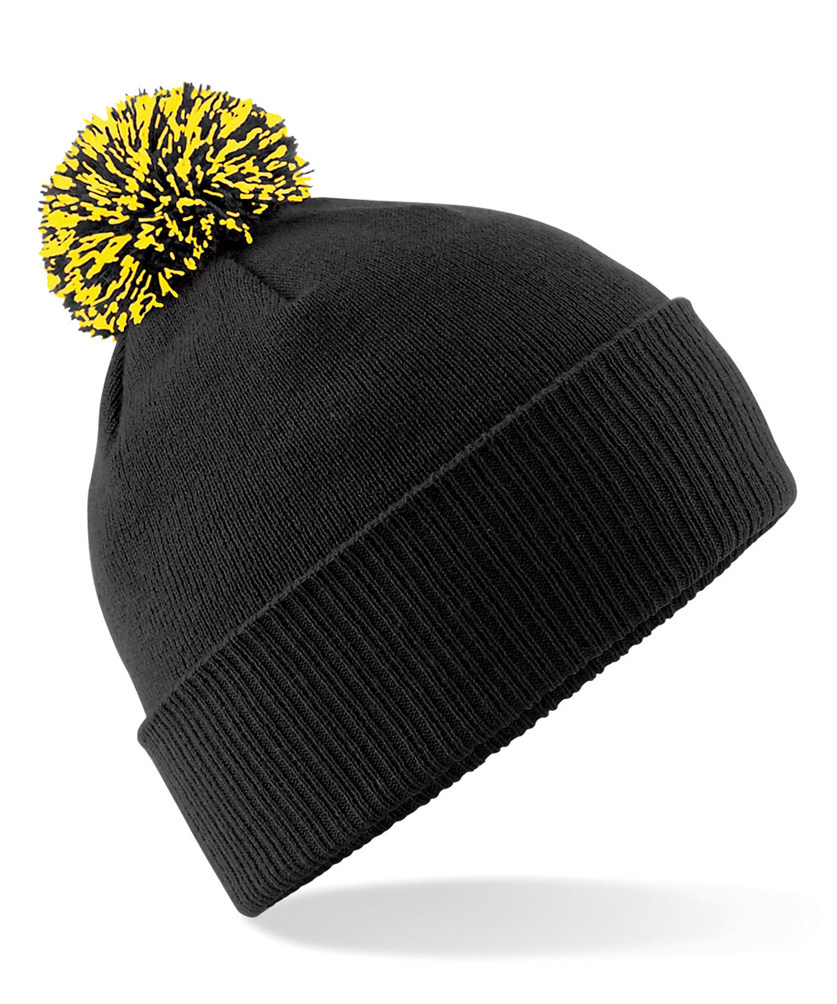 Snowstar® beanie - Black/ Yellow
