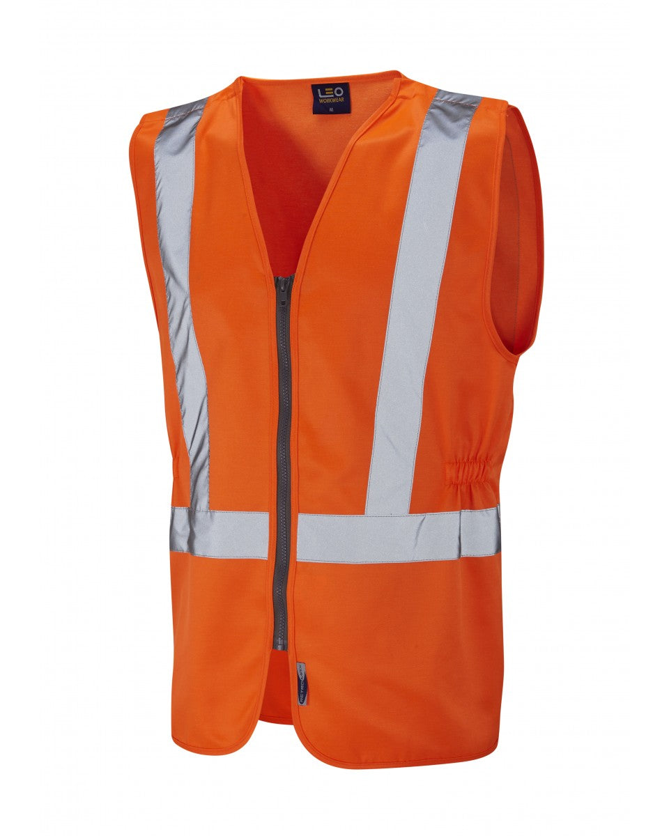 COPPLESTONE ISO 20471 Cl 2 Railway plus Waistcoat - HV Orange