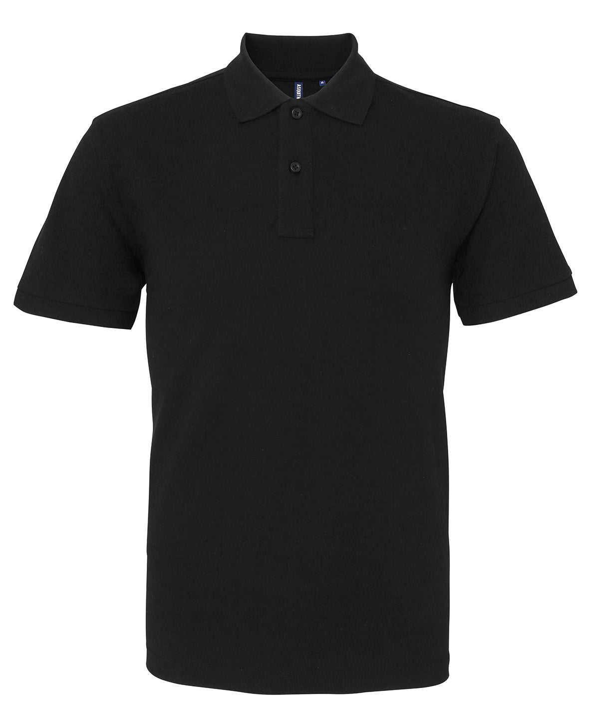 Men's organic polo - Black