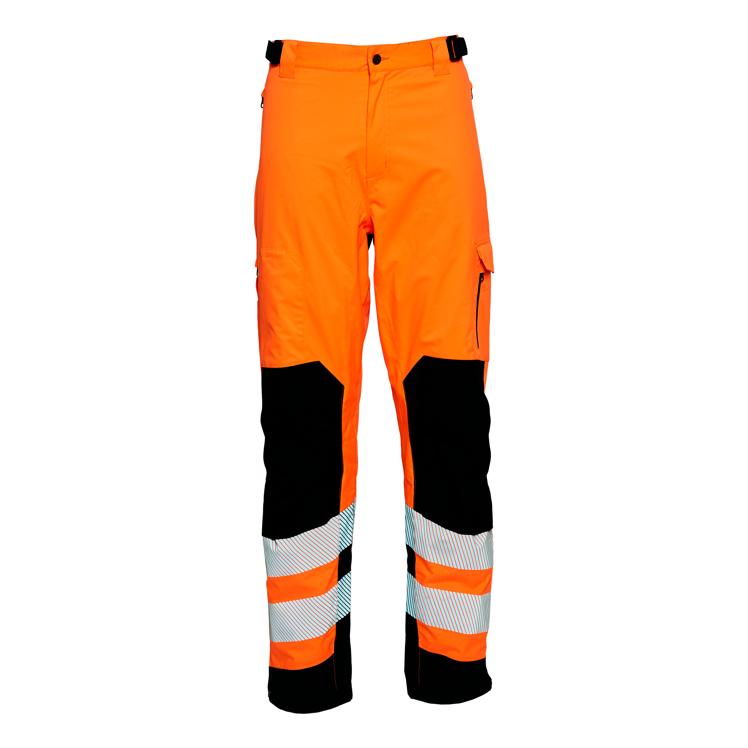 Visible Xtreme Stretch Waist Trousers - Fl. orange/Black