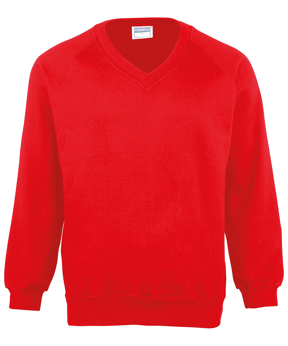 Coloursure™ v-neck sweatshirt - Red