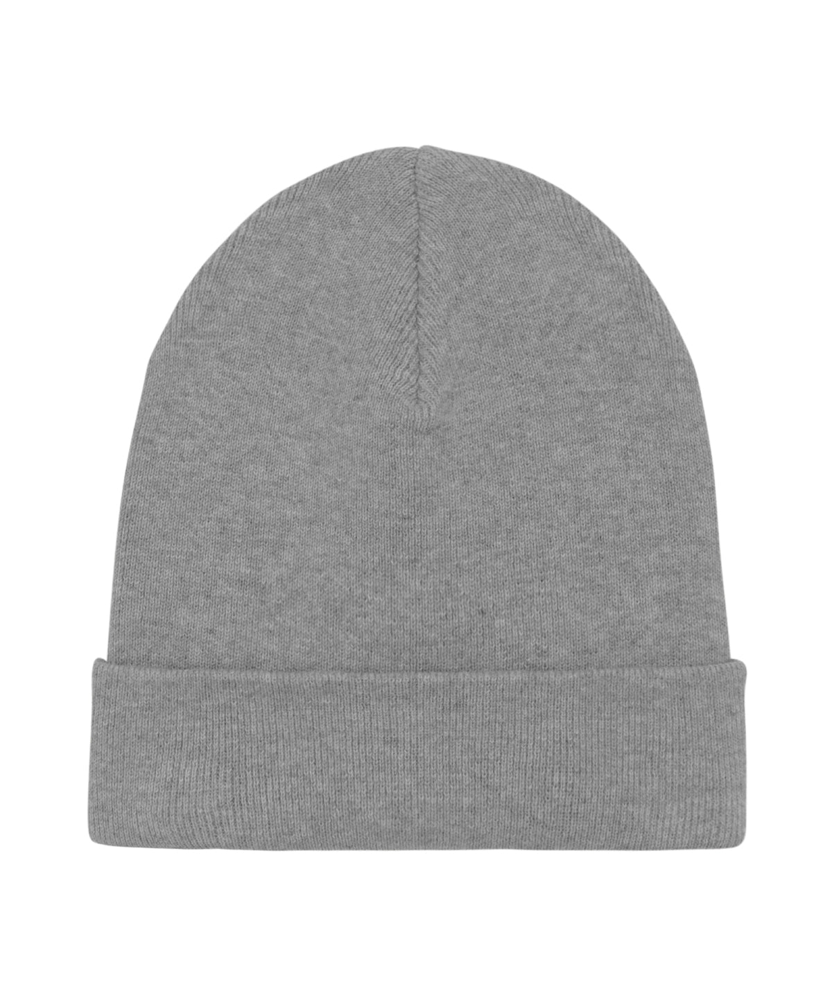 Rib beanie in unisex fit (STAU772) - Mid Heather Grey