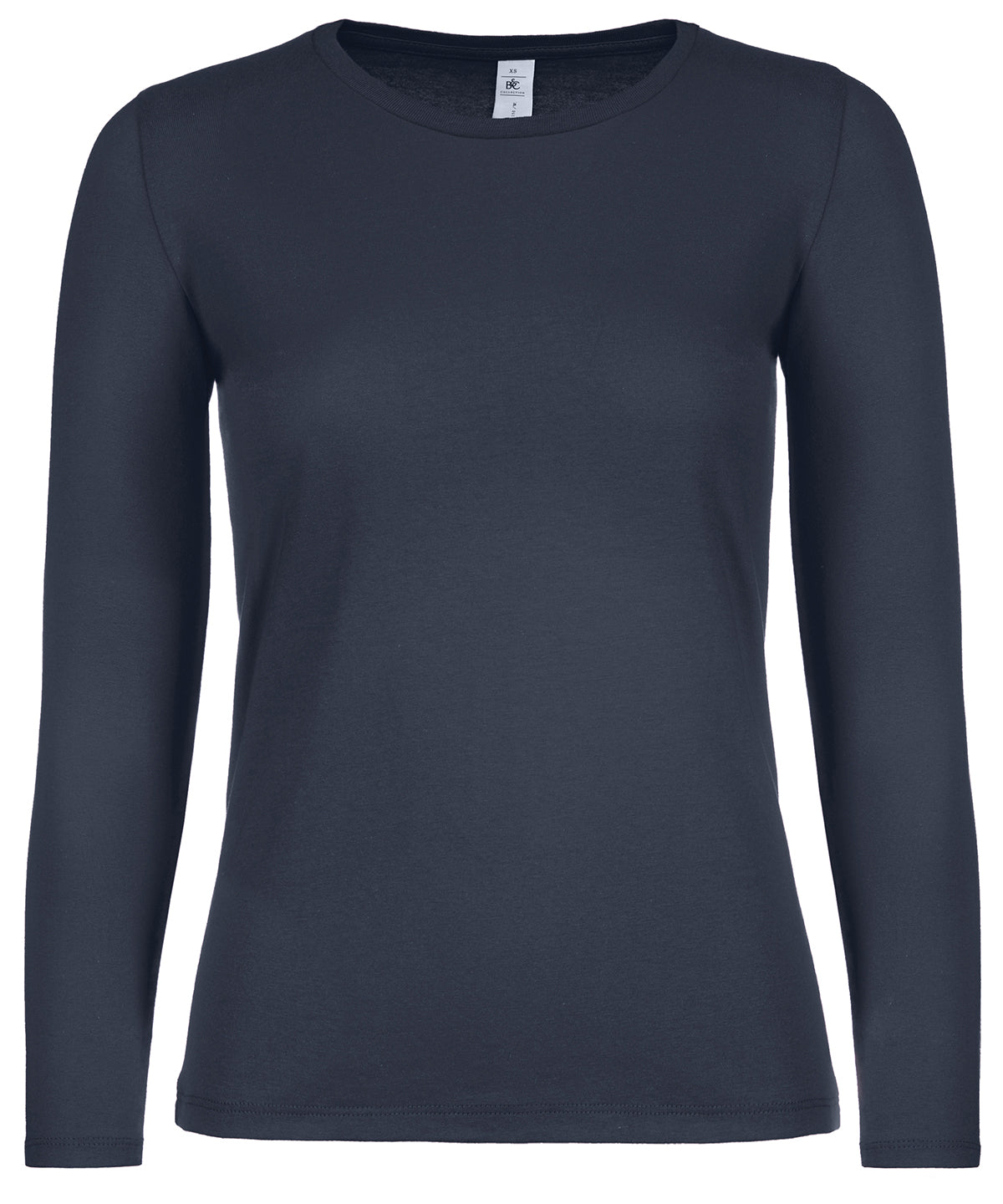 B&C #E150 long sleeve /women - Navy