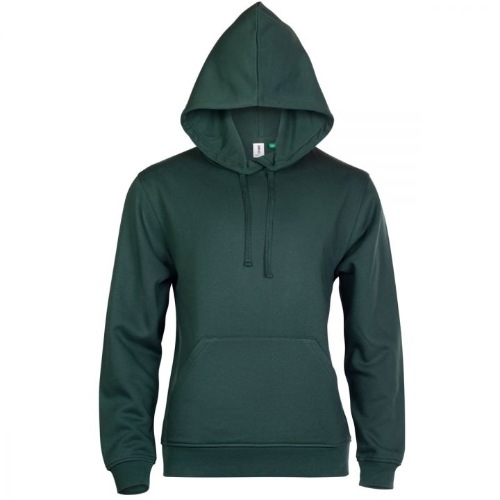 Eco Hoodie - Bottle Green