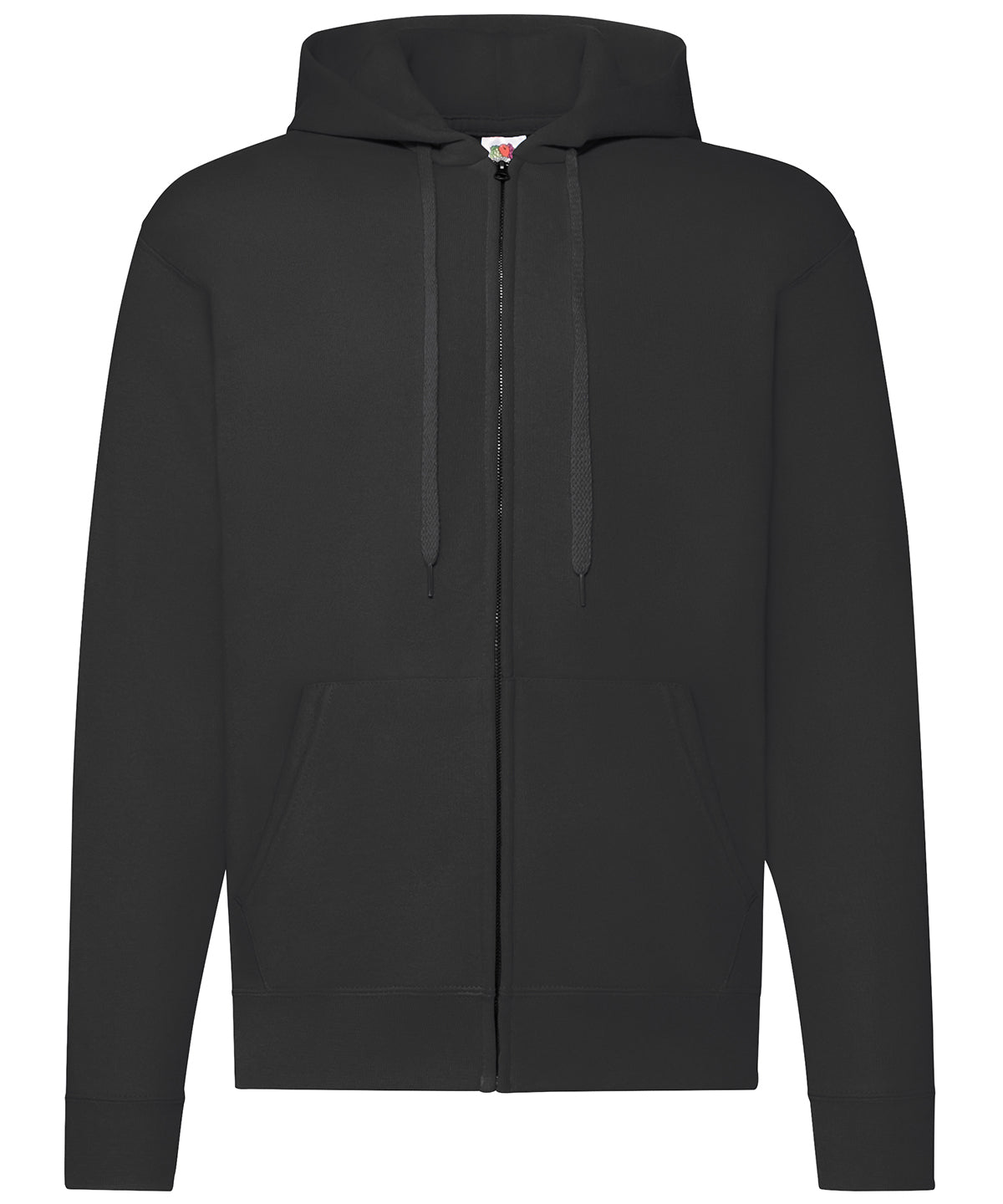 Classic 80/20 hooded sweatshirt jacket - Black