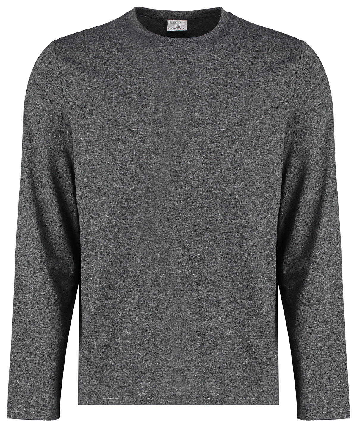 Long sleeve Superwash® 60°C tee (fashion fit) - Dark Grey Marl