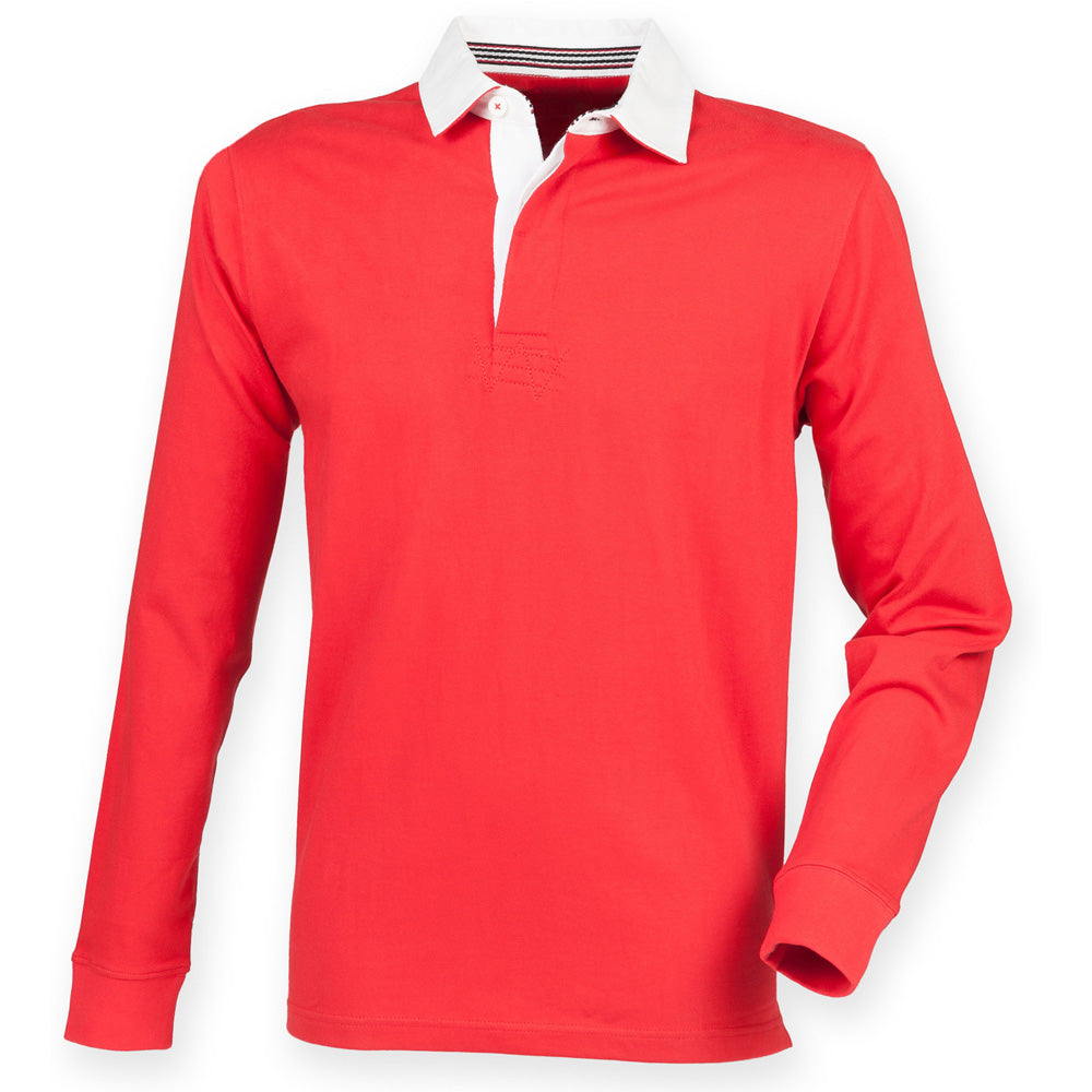 Front Row Mens Premium Superfit Rugby Shirt
