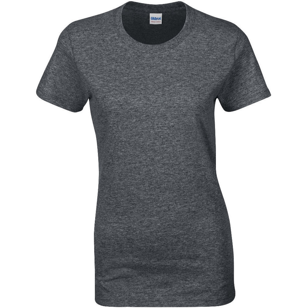 Gildan Womens Heavy Pre Shrunk Jersey Knit Cotton T Shirt