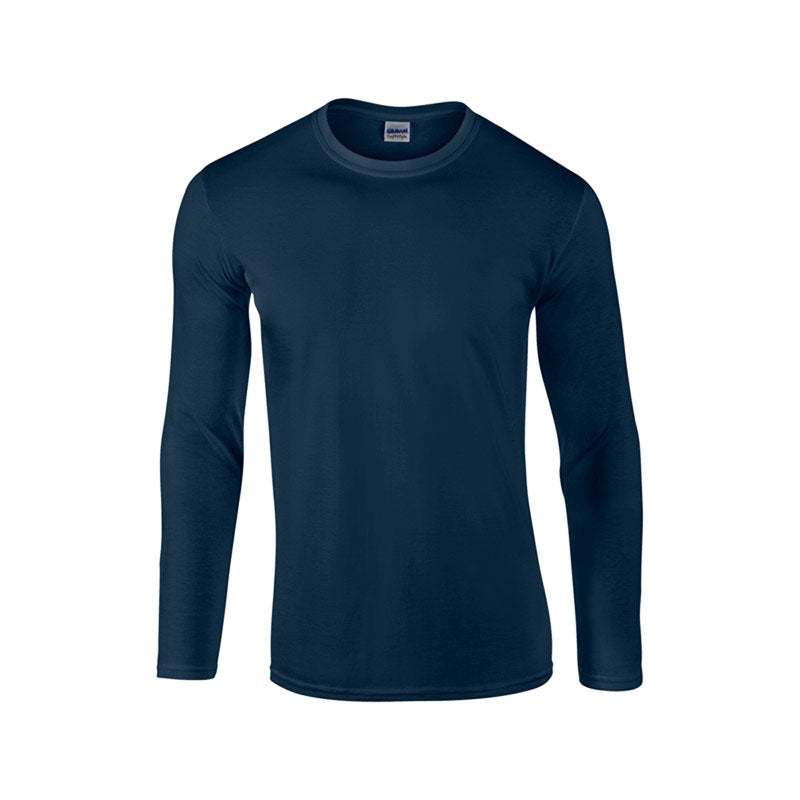Gildan Mens Softstyle Long Sleeve Ultra Cotton Crew Neck T-Shirt