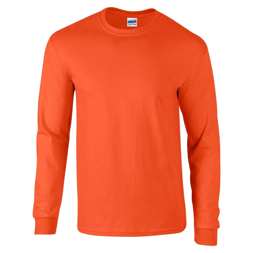 Gildan Mens Long Sleeve Ultra Soft Style Cotton T Shirt
