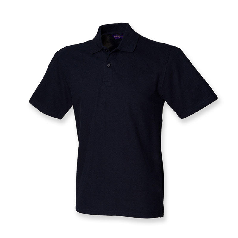 Henbury Mens Stretch Pique Polo Shirt
