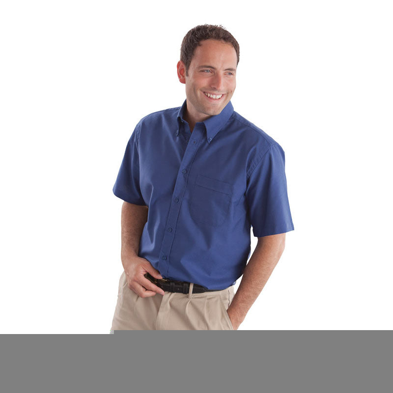 Henbury Short Sleeve Classic Oxford Shirt