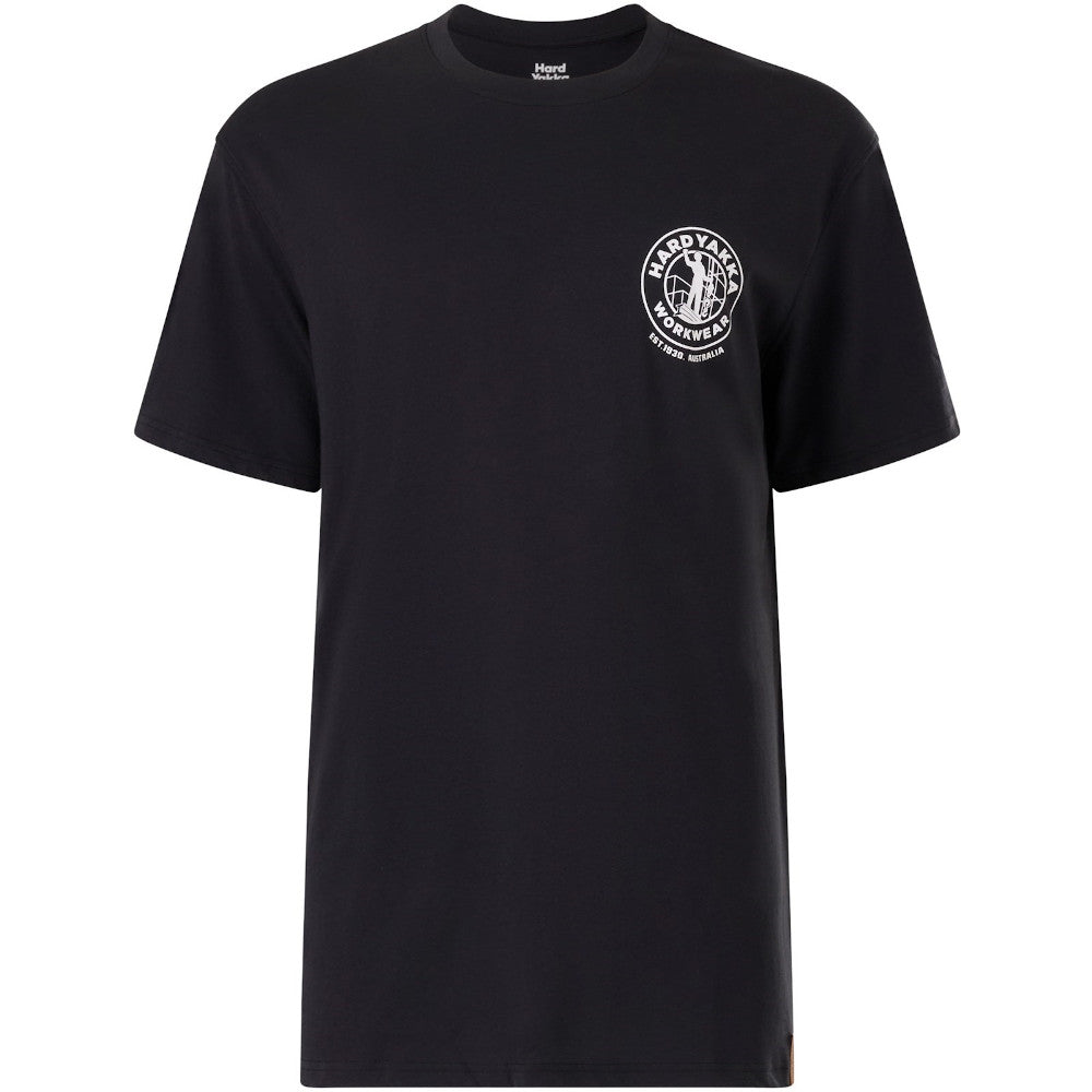 Hard Yakka Mens Heritage Icon Short Sleeve T Shirt