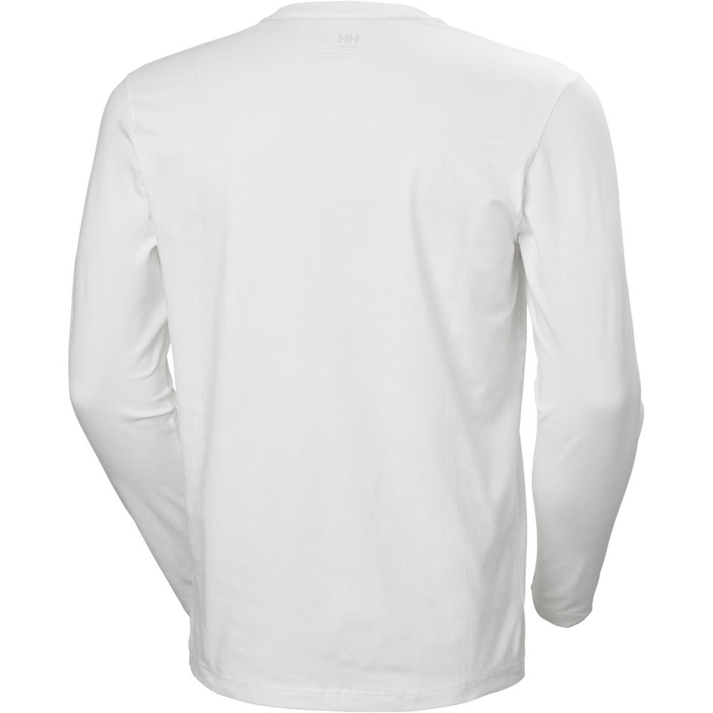 Helly Hansen Mens Logo Long Sleeve Cotton Work T Shirt