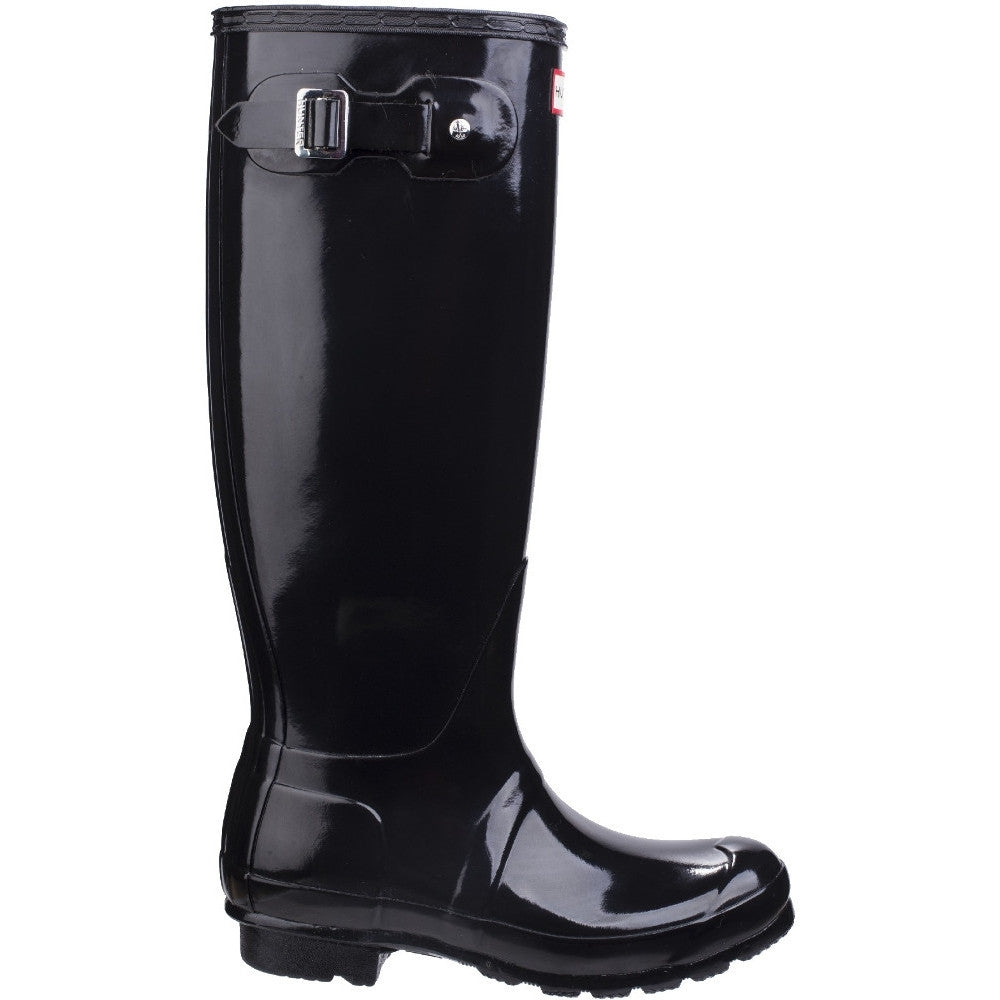 Hunter Womens Original Tall Gloss Durable Wellington Boots