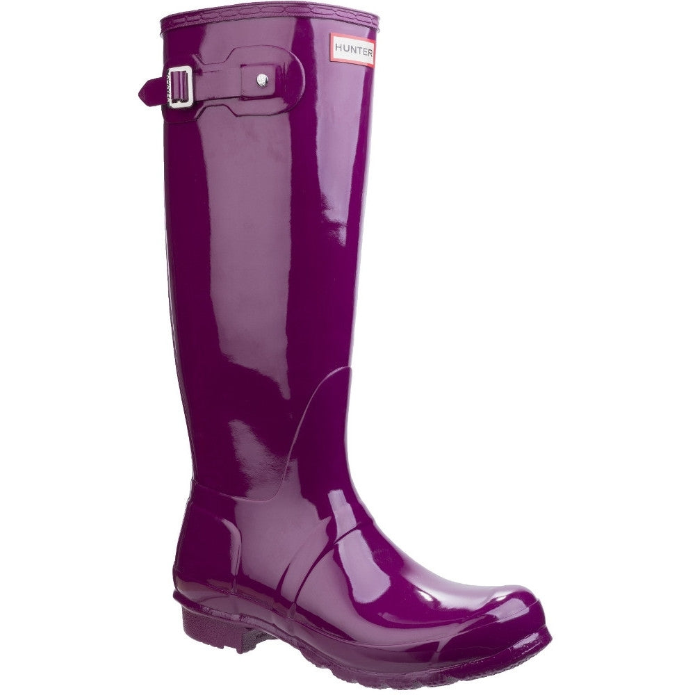 Hunter Womens Original Tall Gloss Durable Wellington Boots