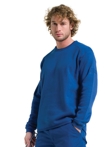 Russell Mens Workwear Crewneck Long Sleeve Sweatshirt
