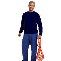 Russell Mens Workwear Crewneck Long Sleeve Sweatshirt