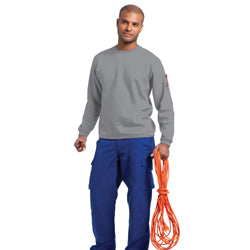Russell Mens Workwear Crewneck Long Sleeve Sweatshirt
