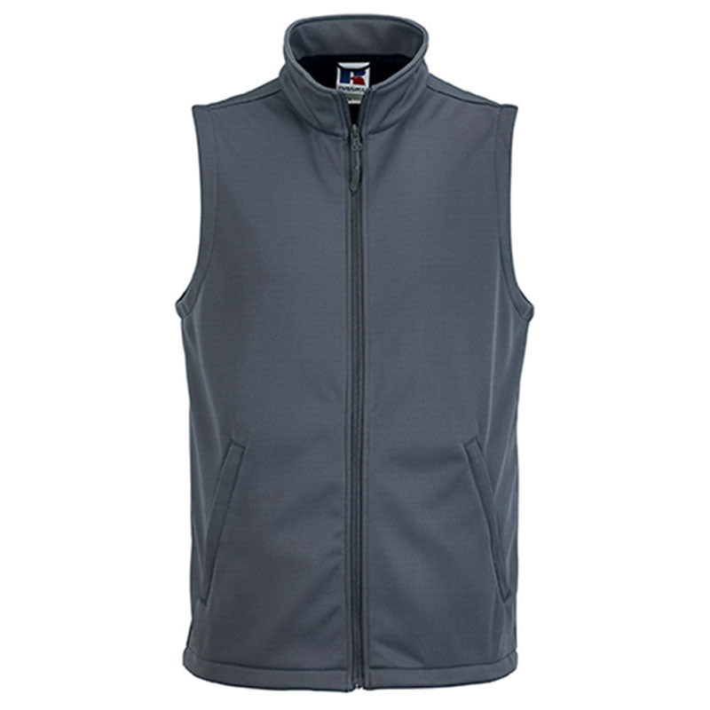 Russell Collection Mens Smart Breathable Softshell Gilet Bodywarmer Jacket #N/A