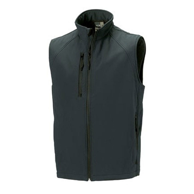 Russell Collection Mens Breathable Softshell Gilet Bodywarmer Jacket