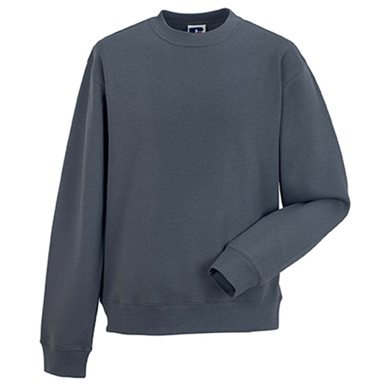 Russell Collection Mens Classic Set In Sleeve Sleeve Pullover Sweatshirt Jumper #N/A