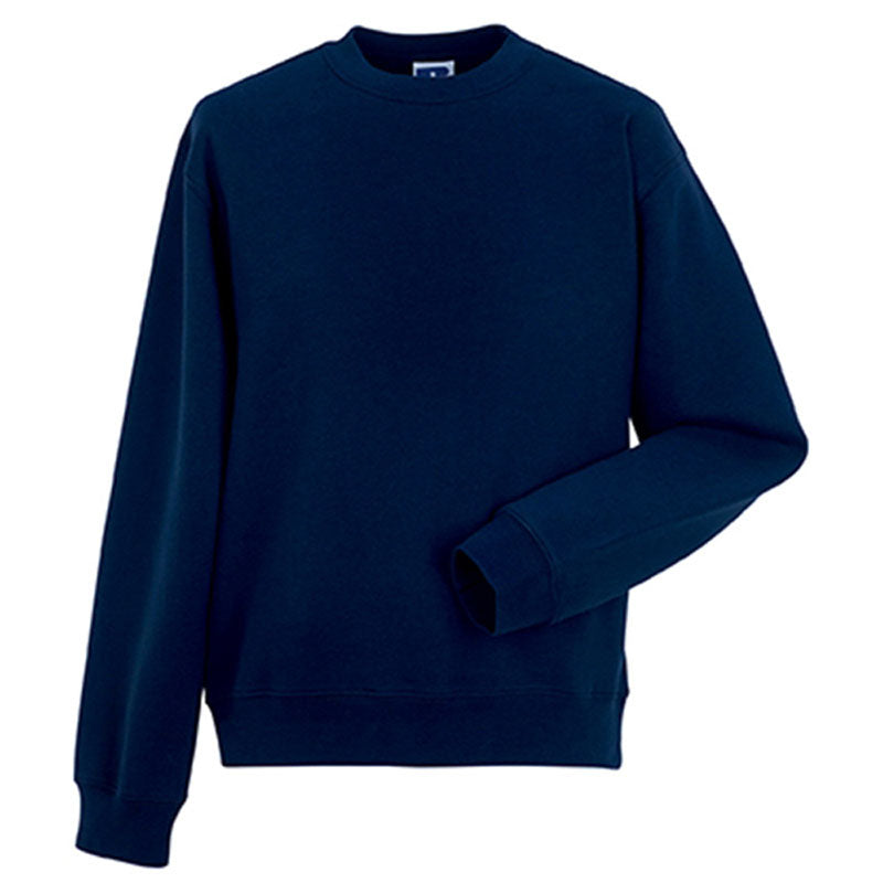 Russell Collection Mens Classic Set In Sleeve Sleeve Pullover Sweatshirt Jumper #N/A