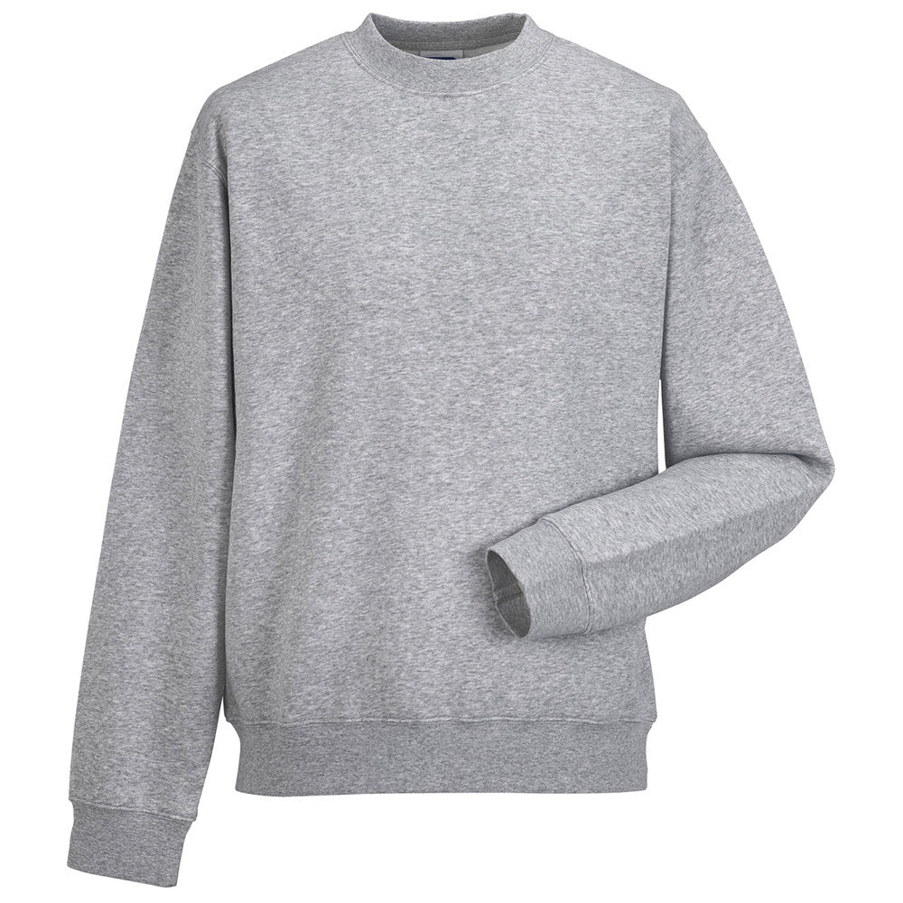 Russell Collection Mens Classic Set In Sleeve Sleeve Pullover Sweatshirt Jumper #N/A