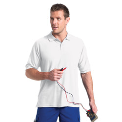 Russell Mens 65/35 Poly/Cotton Short Sleeve Polo Shirts
